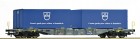 67443 Roco Flat car loaded containers